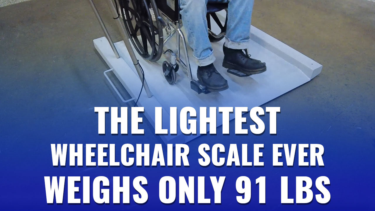 SellEton SL-Wheelchair-1klb Aluminum Wheelchair scale, only 91 lbs!