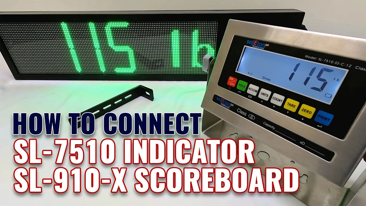 How To Connect An Indicator To A Scoreboard | SL-7510 to SL-910-X