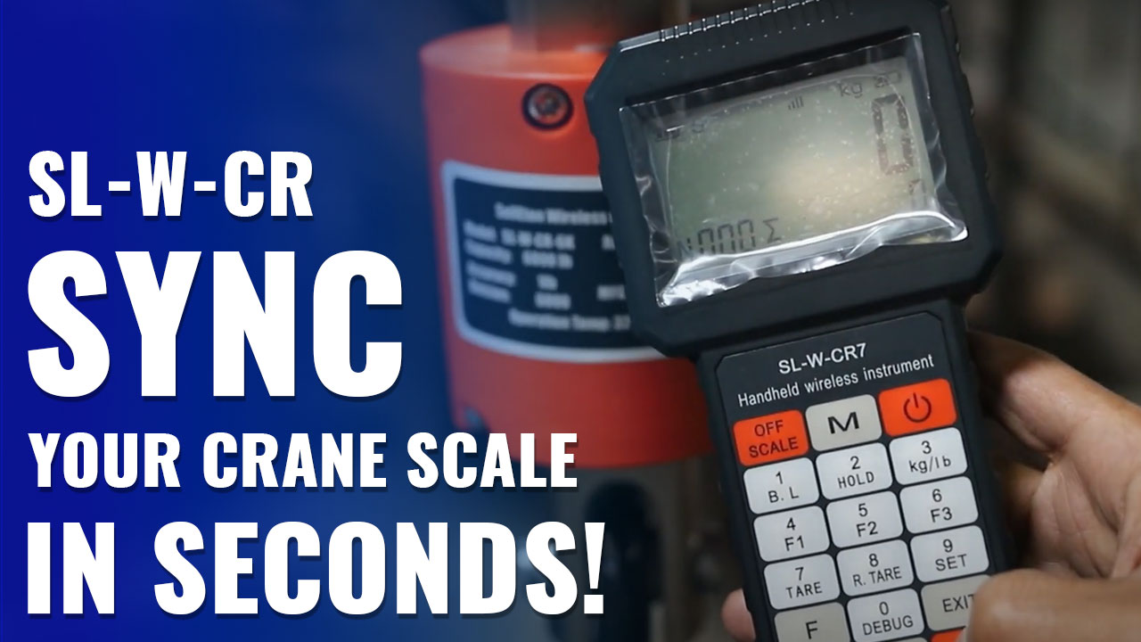 How to Sync Your SL-W-CR7 Wireless Remote With SL-W-CR Crane Scale