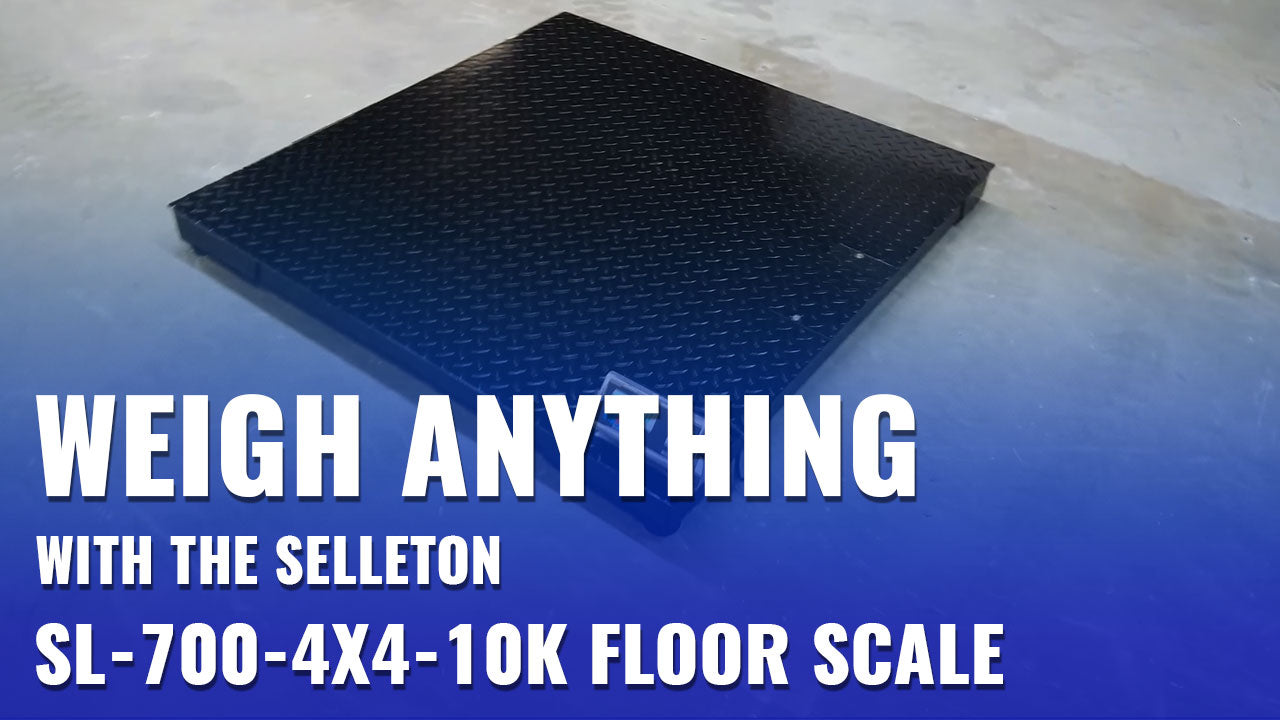 SellEton SL-700-4x4-10k Industrial Digital Floor Scale To Weigh Pallets & Much More!