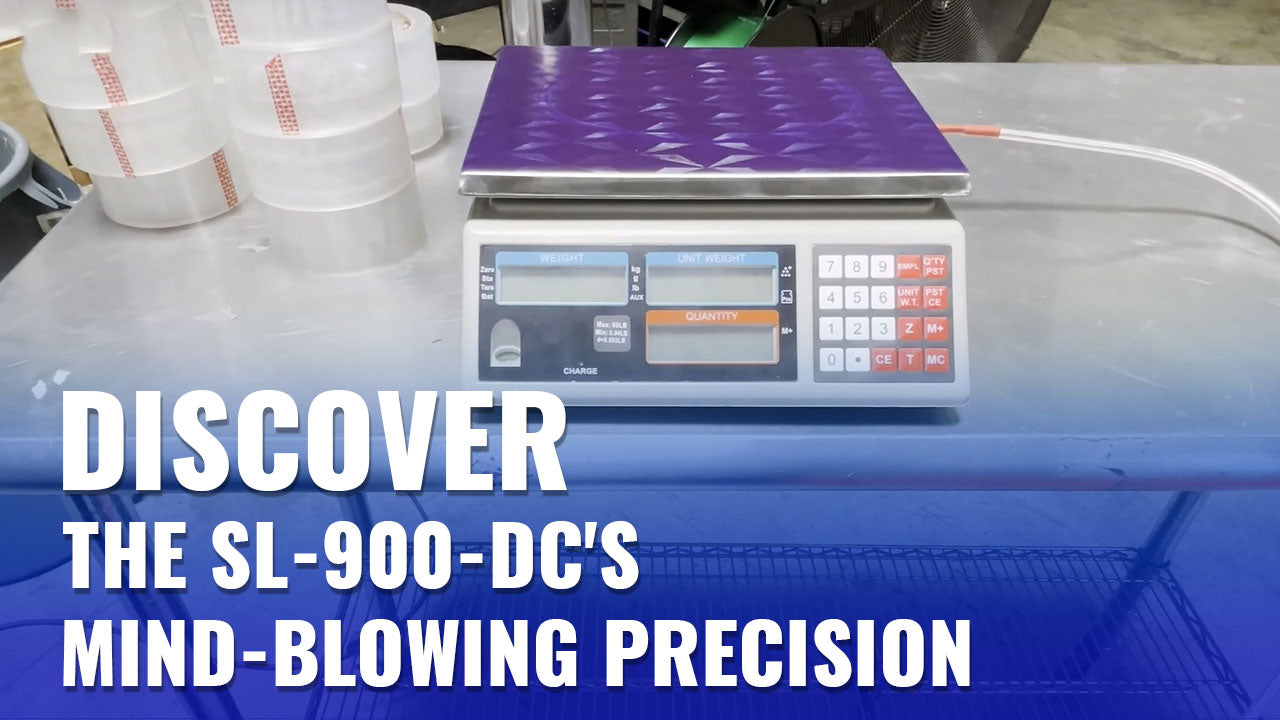 SL-900-DC Dual counting check weighing system!