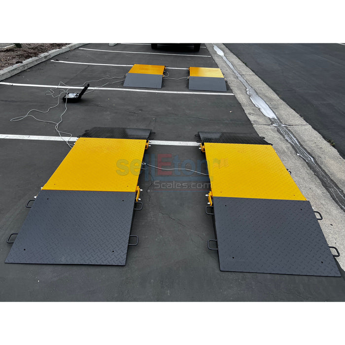 SL-928-4-HD-100k  Industrial weigh pad system for truck & axle weighing