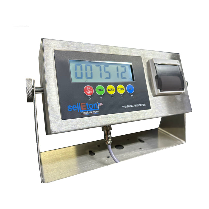 SellEton SL-7510-SS-P & SL-7512-SS-P Stainless Steel Indicator with Printer