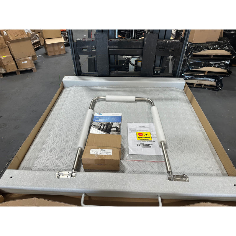 SL-Wheelchair-1k Aluminum Wheel Chair Drum Scale  1000 lb x .2 lb