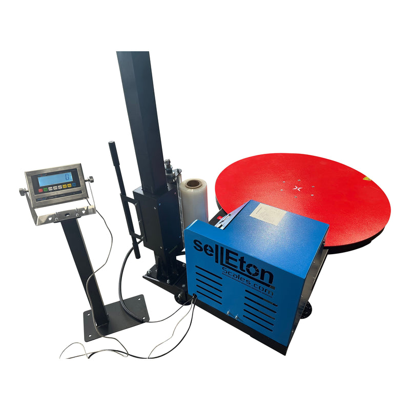 SellEton SL-7100-W60 Turntable Pallet Wrapping Machine with built-in Scale 3500 lb Capacity