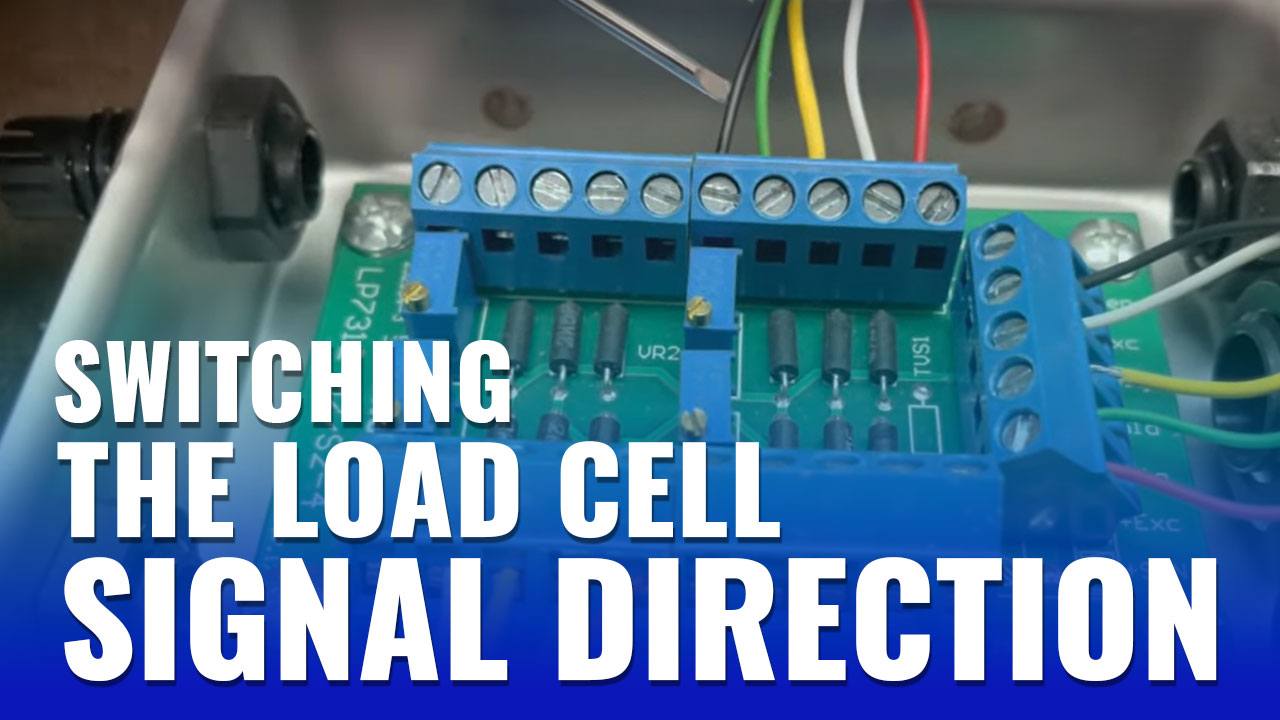 How To Switch The Signal Direction Of Your Load Cell?