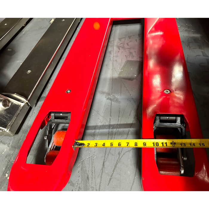 SL-5000-E-Narrow Pallet jack scale for European pallet or smaller pallets