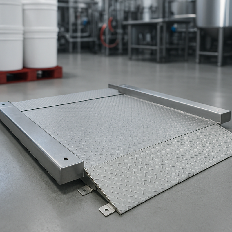 SellEton SL-917-SS-R Premium Stainless Steel Drum Scale 2.5' x 2.5' (30' x 30') | 3' x 3' (36' x 36')| 4' x 4' (48' x 48')