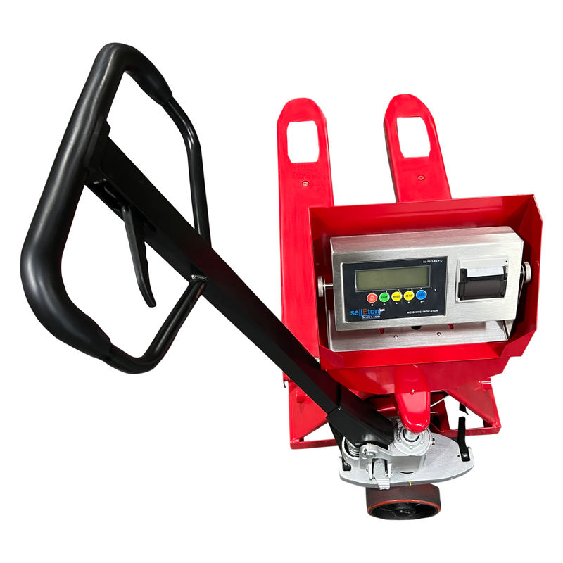 SL-5000-E-Narrow Pallet jack scale for European pallet or smaller pallets