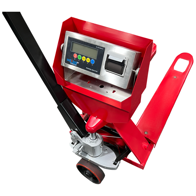 SL-5000-E-Narrow Pallet jack scale for European pallet or smaller pallets