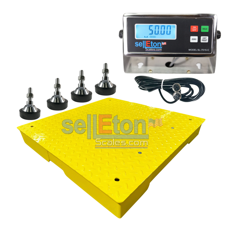SellEton Multi-pack Floor Scales | SL-700-4040  | 40" x 40"