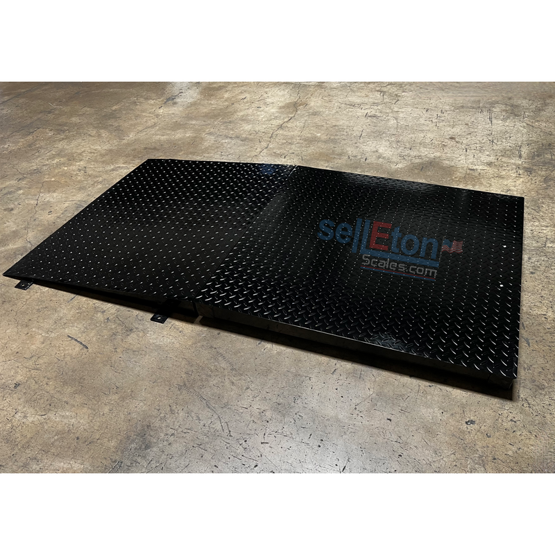 SellEton SL-700-4x4-10k+Ramp 48" x 48" Pallet Size Floor Scale with a Ramp l 10,000 lbs x 1 lb