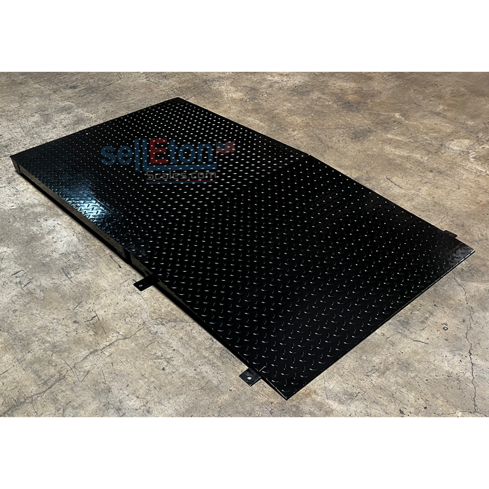 SL-700-4'x'4-1k+Ramp 48" x 48" Pallet Size Floor Scale with a Ramp l 1000 lbs x .2 lb