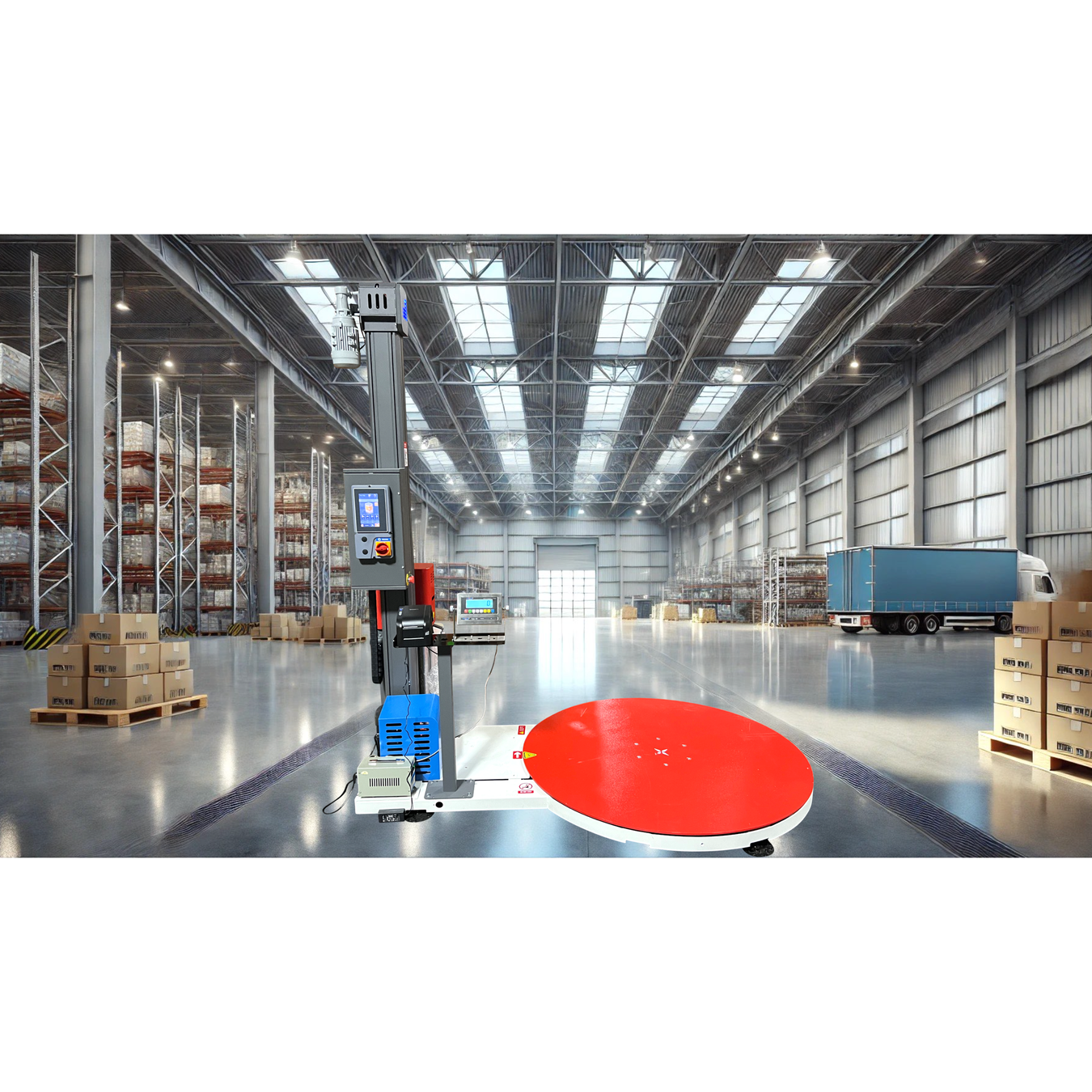 SellEton SL-7200-X0-PS Automatic Pallet Wrapping Machine with scale system