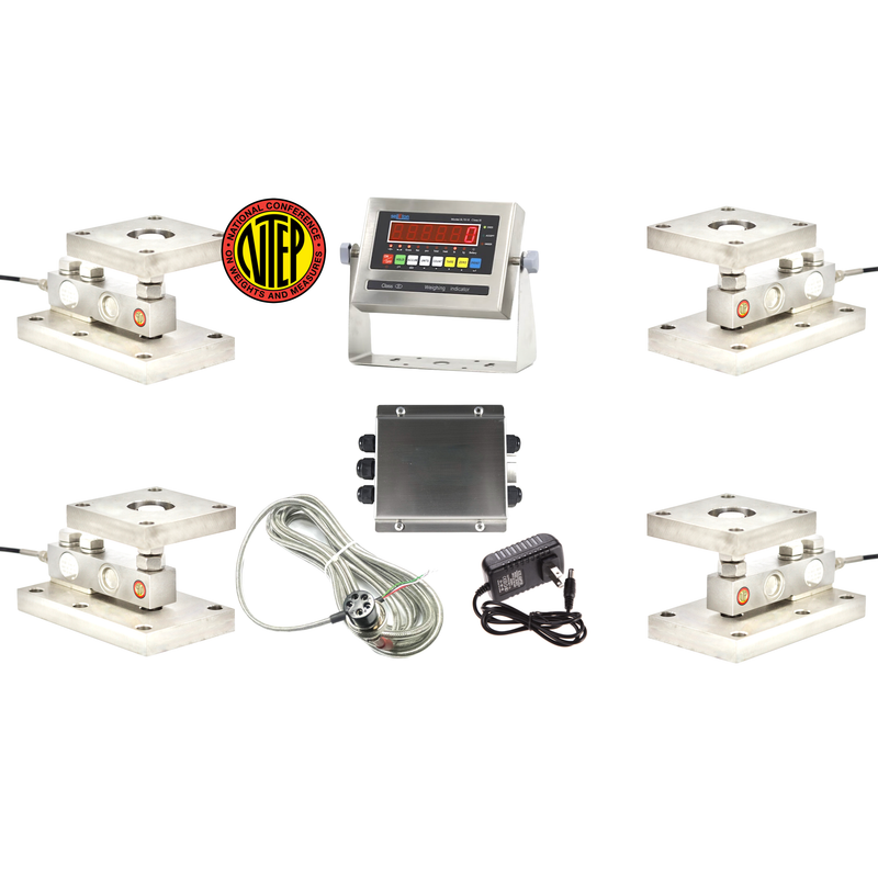 SellEton SL-730-TM Single ended shear beam Load cell Conversion kit weigh module for Scale Tank, Hoppers & vessels