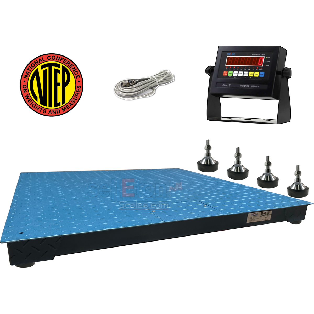 Order Online the NTEP 4' x 4' Floor Scale with Indicator | SellEton ...