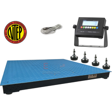 Load image into Gallery viewer, SellEton SL-800-4x4-5k+Ramp NTEP 4&#39; x 4&#39; Floor scale 5000 lbs x 1 lb with Ramp