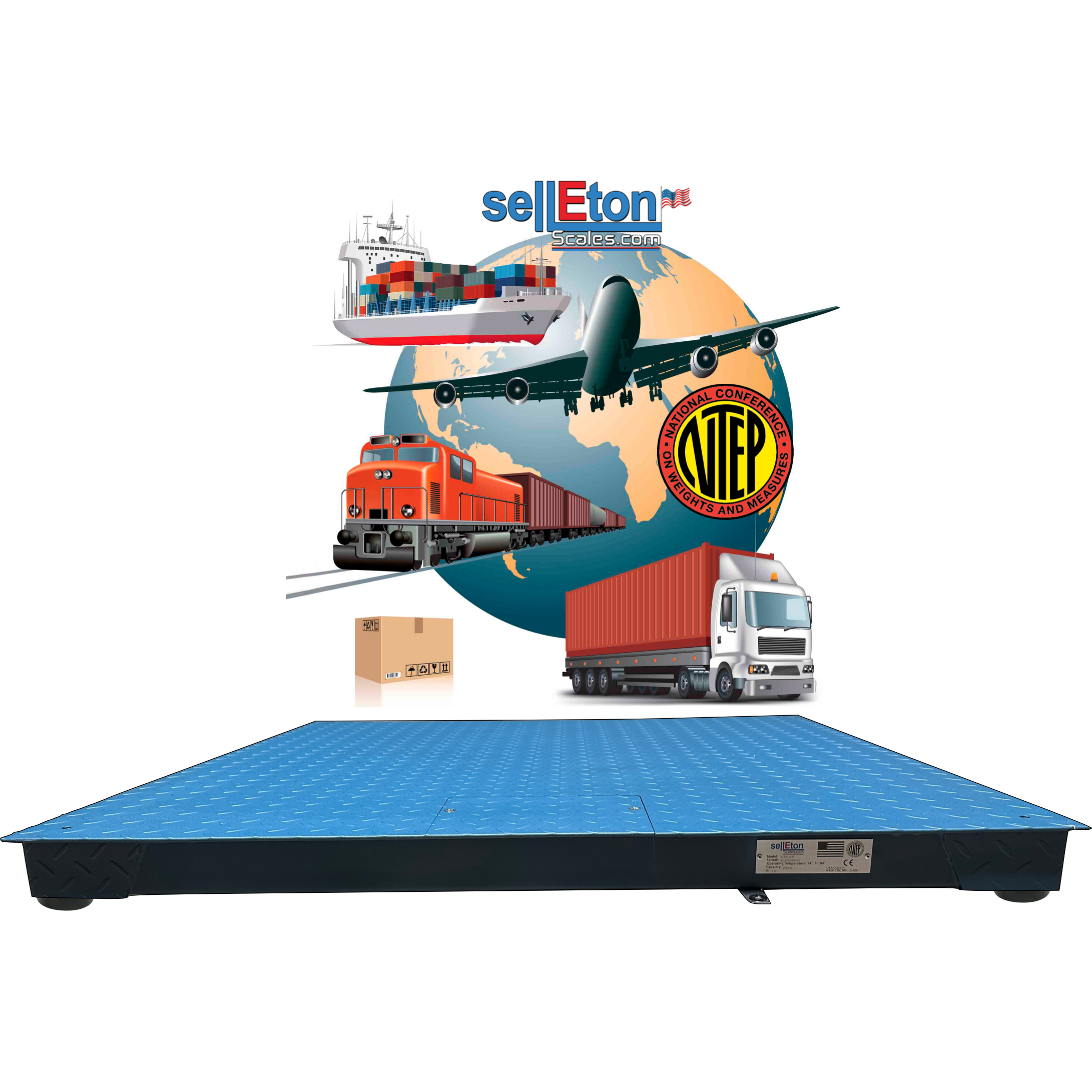 Order Online The NTEP 4' X 4' Floor Scale With Indicator | SellEton ...