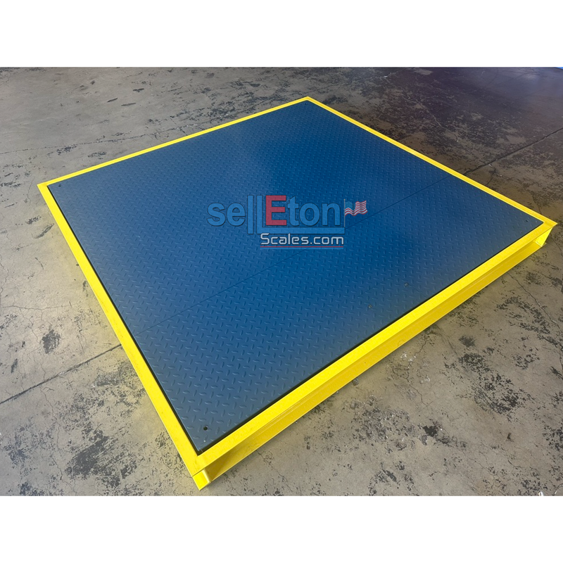 SellEton 72" x 72" ( 6' x 6' ) Floor Scale with Pit Frame, for above & in-ground use