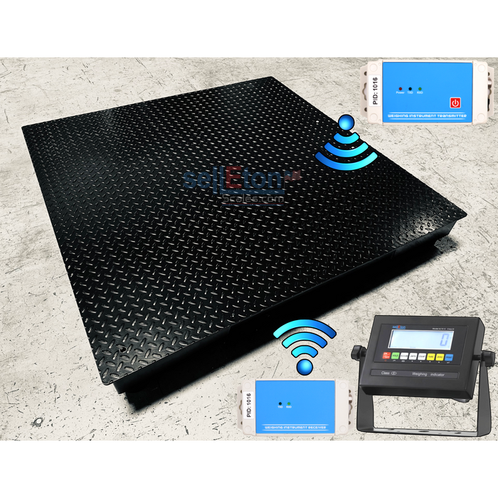 SellEton NTEP Certified SL-800-W (40" x 40") Wireless Industrial Floor scales