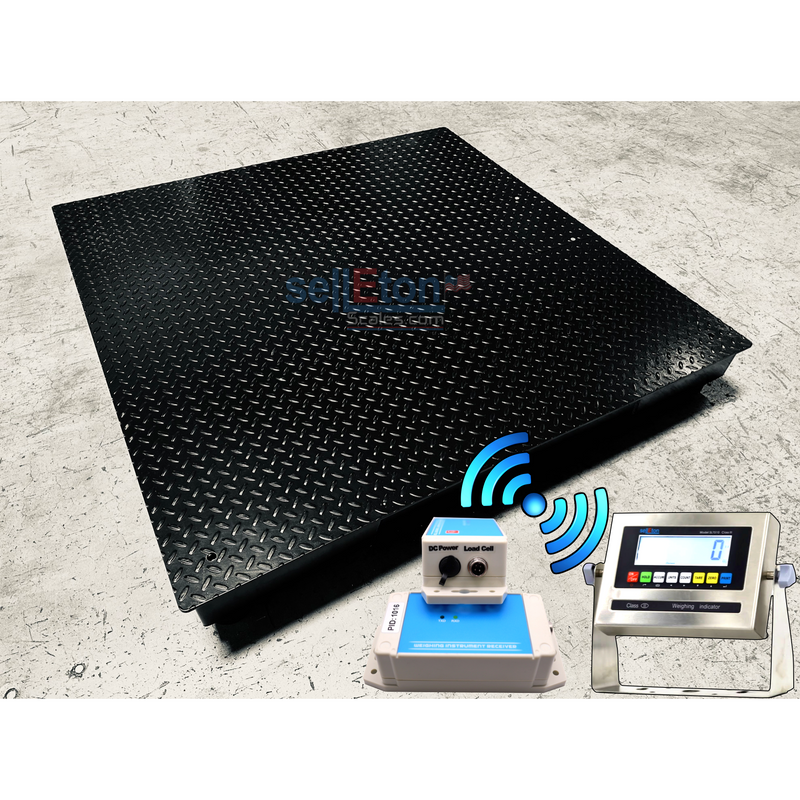 SellEton NTEP Certified SL-800-W (24" x 36") Wireless Industrial Floor scales