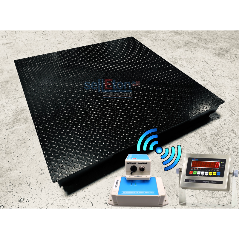 SellEton NTEP Certified SL-800-W (60" x 96") Wireless Industrial Floor scales