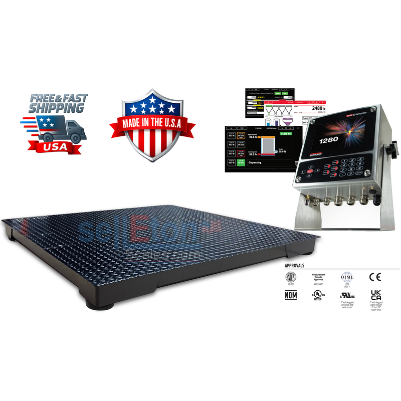 SL-900-RL Series: Build Your Own USA-Made Floor Scale with Rice Lake Indicators
