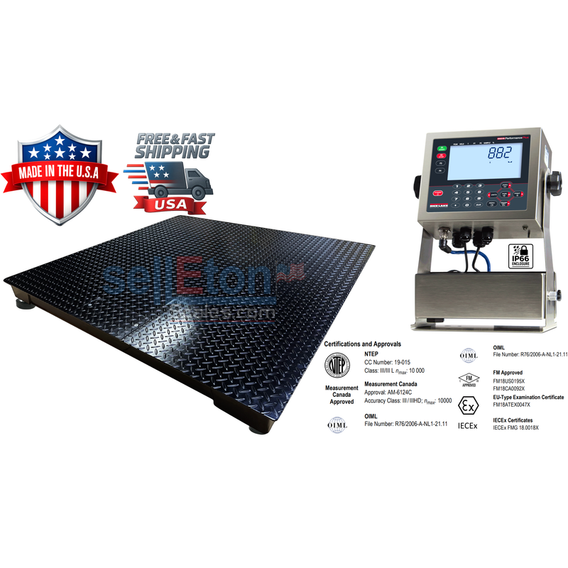 SL-900-RL Series: Build Your Own USA-Made Floor Scale with Rice Lake Indicators