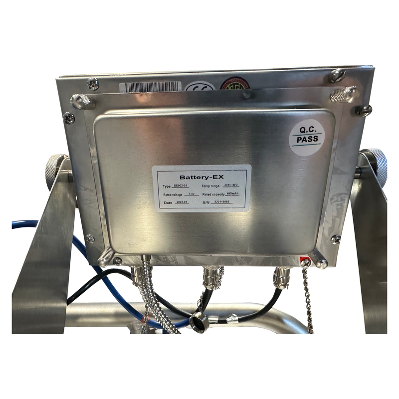 SL-915-SSBW NTEP Stainless Steel Wash-down Bench Scale with Wheels and Backrail + Software!