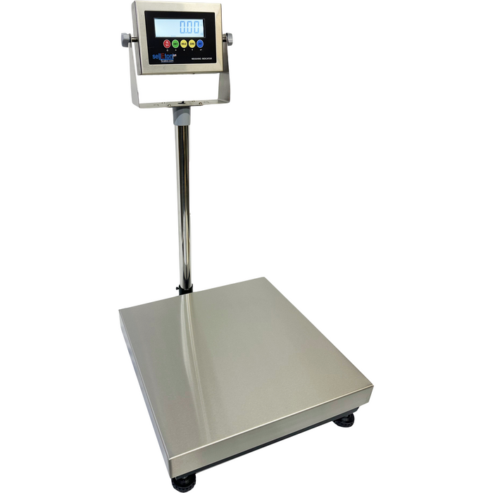 SL-916-18x18 Industrial portable bench scale Stainless steel with 600 lb capacity & .05 lb Accuracy