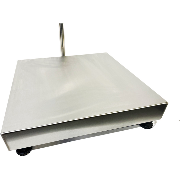 SL-916-24x24 Industrial bench scale, easy to clean Stainless steel indicator & platter 1000 lb Capacity