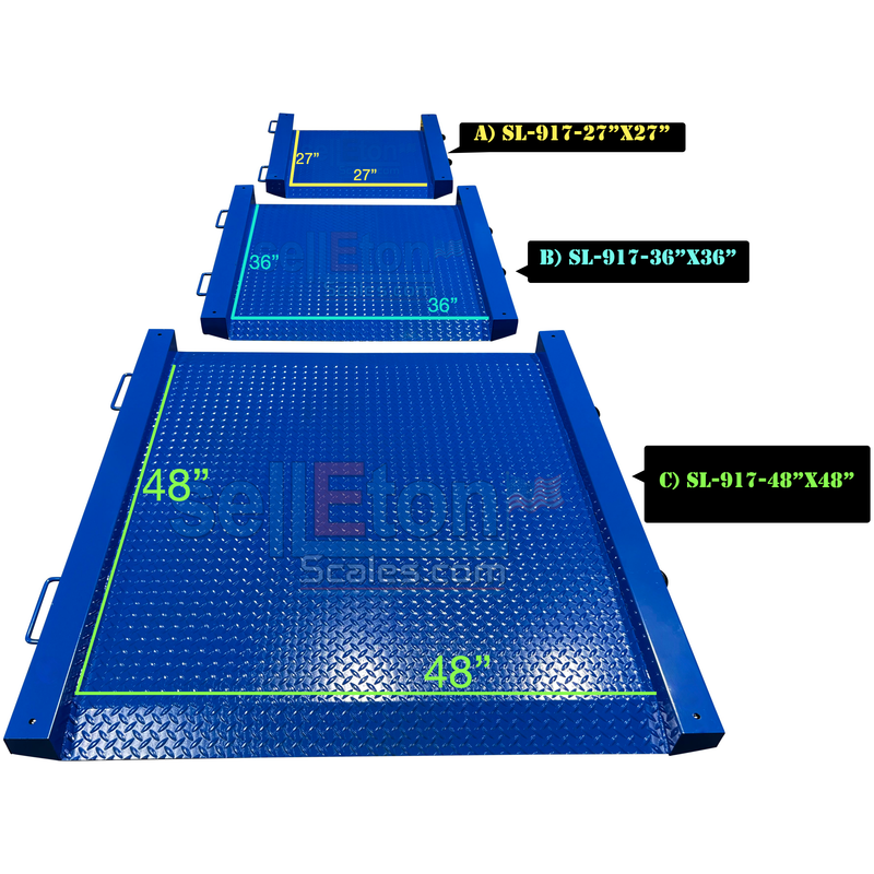 SellEton SL-917 NTEP Certified Industrial Portable Drum scales in 3 sizes