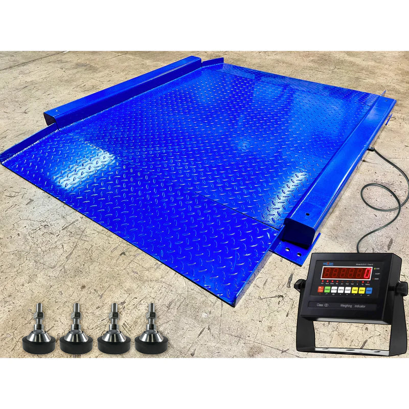 SellEton SL-917-R NTEP Low Profile Drum Scale with 2.5' x 2.5' (30' x 30') | 3' x 3' (36' x 36')| 4' x 4' (48' x 48') Platforms for Barrel Weighing