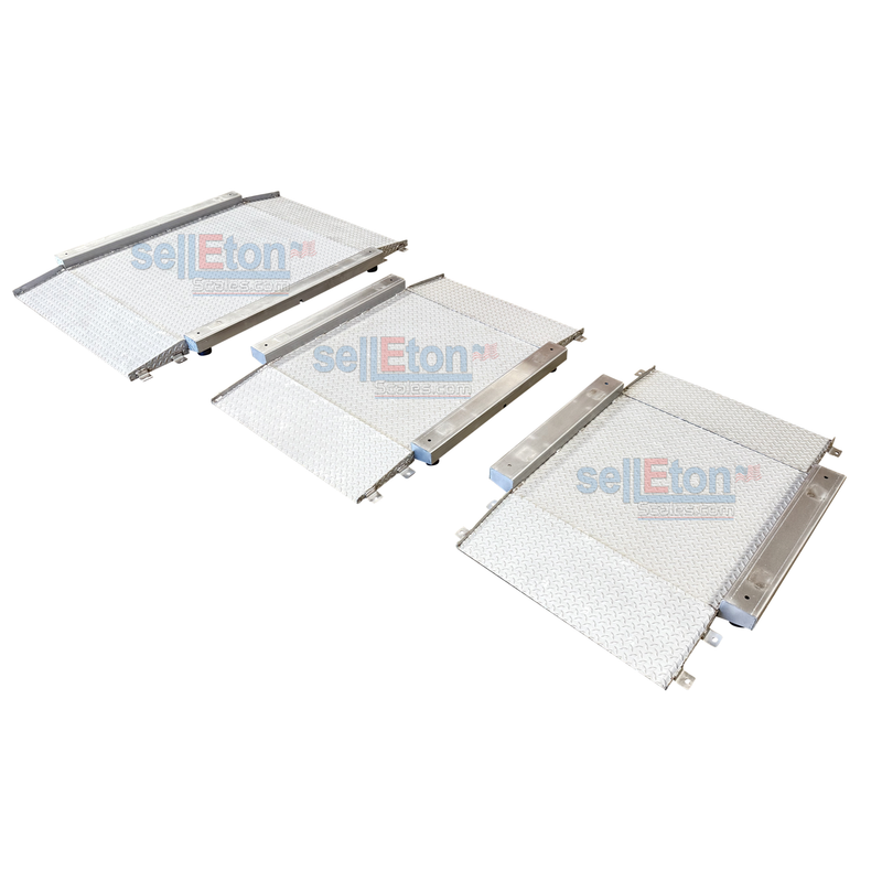 SellEton SL-917-SS-R Premium Stainless Steel Drum Scale 2.5' x 2.5' (30' x 30') | 3' x 3' (36' x 36')| 4' x 4' (48' x 48')