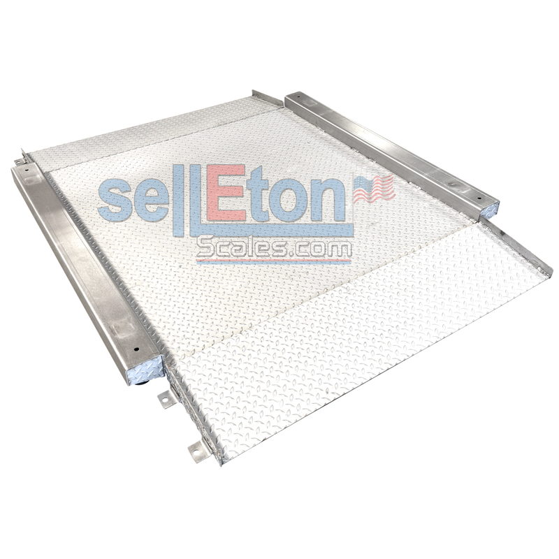 SellEton SL-917-SS-R Premium Stainless Steel Drum Scale 2.5' x 2.5' (30' x 30') | 3' x 3' (36' x 36')| 4' x 4' (48' x 48')