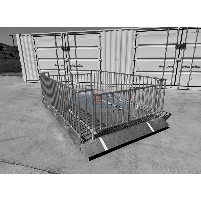 SL-930-10’x7’  ( 120” x 84” ) platform  Cage system Portable Livestock Animal Weighing Scale