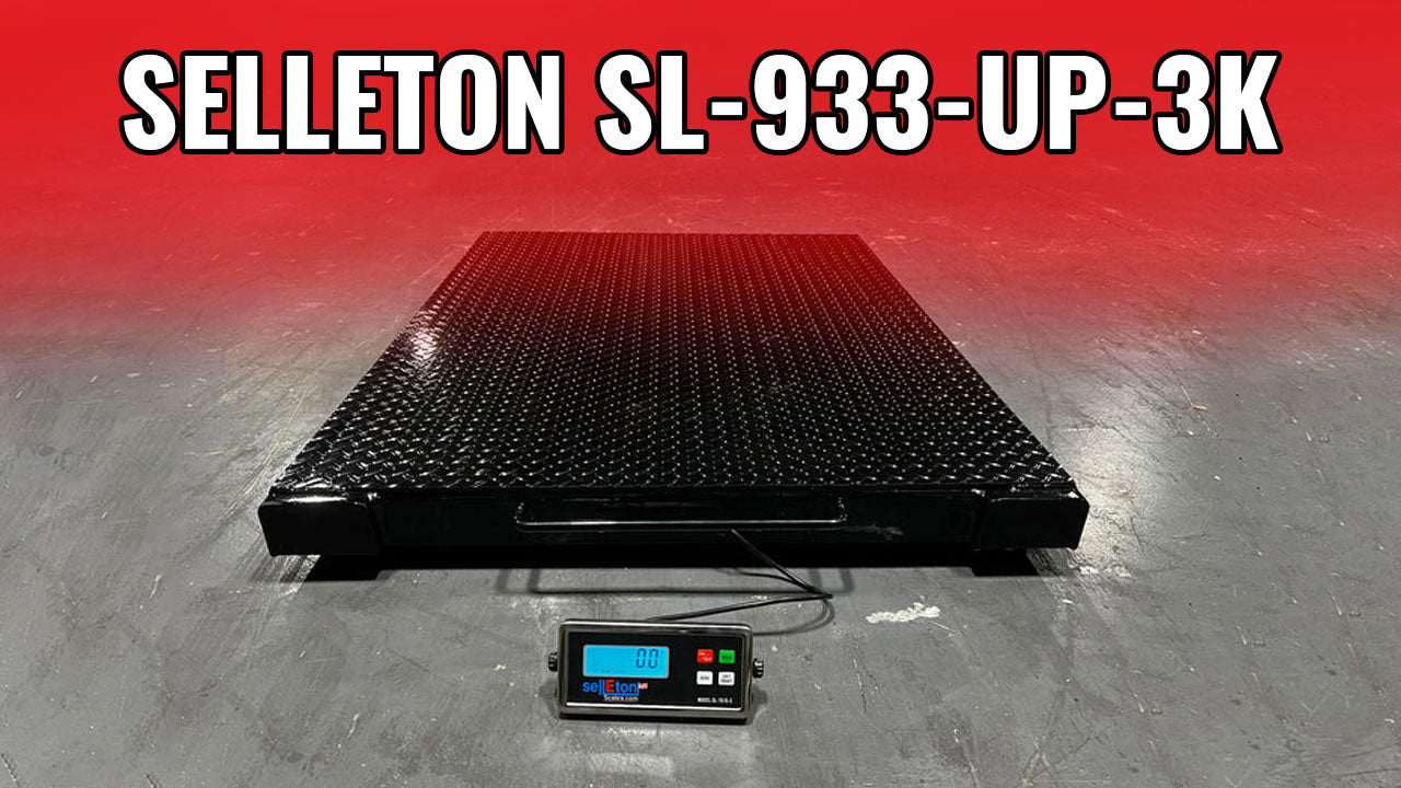 SL-933-UP-3k Portable Platform Scale With Capacity Of 3000 lbs Warehouse Pallet Scale