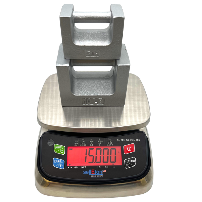 SL-ACE-XW Wash-Down Scale |Stainless steel IP69K | NTEP Certified |  Tabletop Weighing