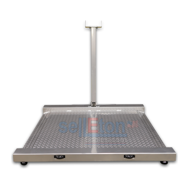 SL-Wheelchair-1k Aluminum Wheel Chair Drum Scale  1000 lb x .2 lb