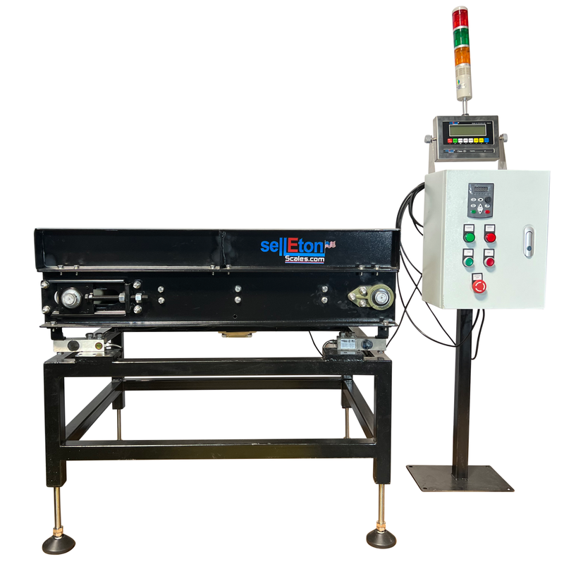 SL-CW-2x3-200 Industrial Conveyor Checkweigher – 200 lb Capacity | 4-20mA Output | Stack Light