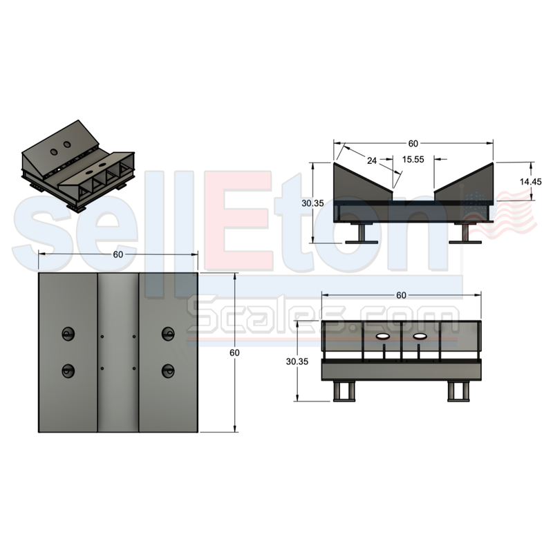 SellEton Heavy-Duty USA-Made Coil Scales
