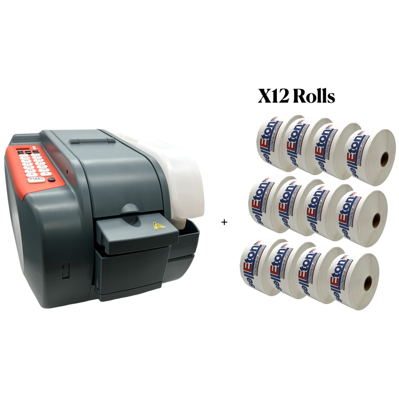 SellEton SL-WMX-100 Automatic Water-Activated Kraft Tape Dispenser Machine