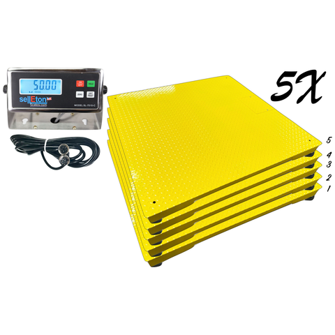 SL-700-4x5-NN Floor Scale Multi-Pack – 48" x 60" (4' x 5')