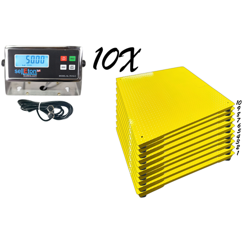 SL-700-2x3-NN Floor Scale Multi-Pack – 24" x 36" (2' x 3')