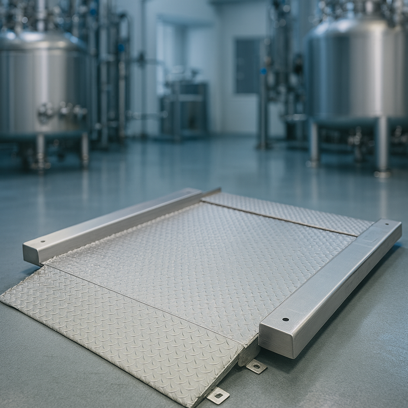 SellEton SL-917-SS-R Premium Stainless Steel Drum Scale 2.5' x 2.5' (30' x 30') | 3' x 3' (36' x 36')| 4' x 4' (48' x 48')