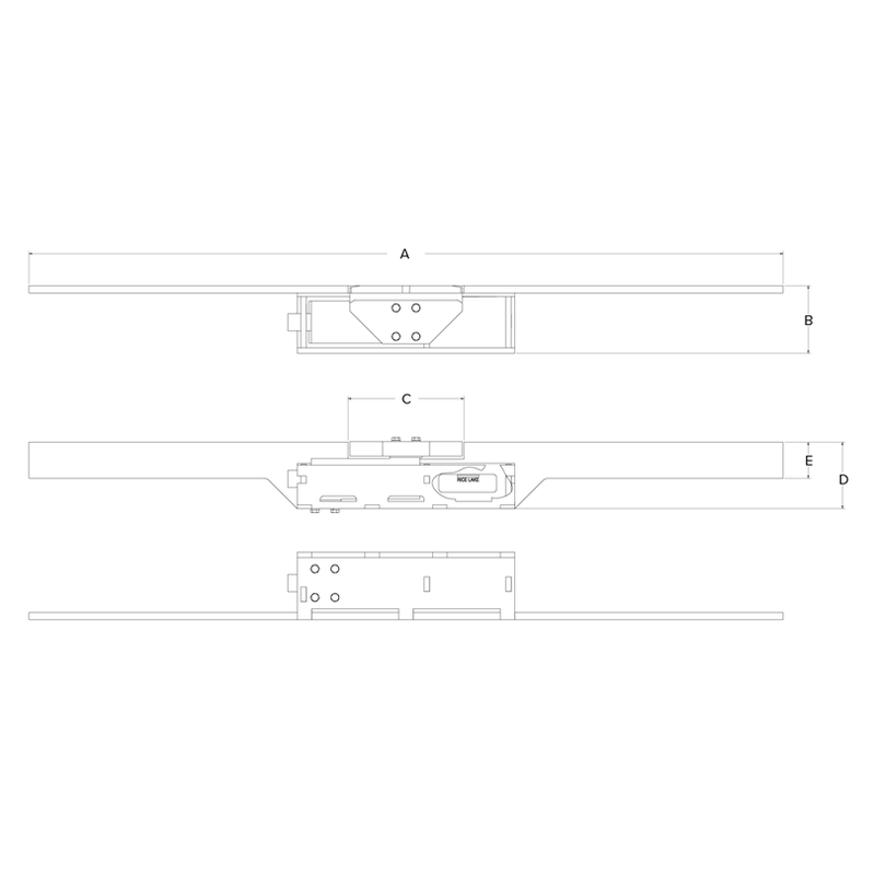 MS202 Permanent Monorail Scale