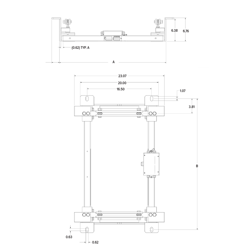 BCi Belt Scale Weigh Frame