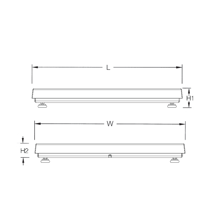 BenchMark® LP Low-Profile Bench Scale