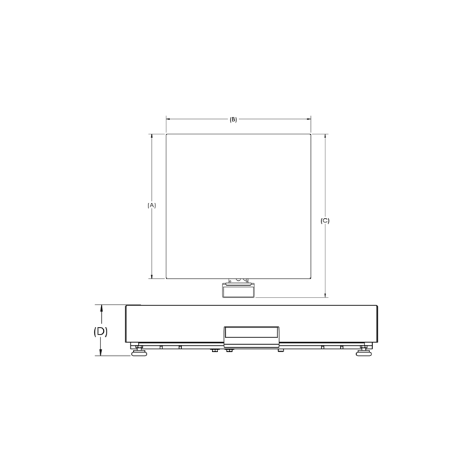 BenchPro™ BP-S Shipping Digital Scale