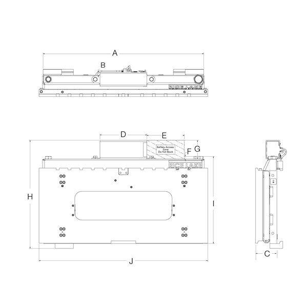 CLS NextGen, Forklift Scale with Mobile Printer